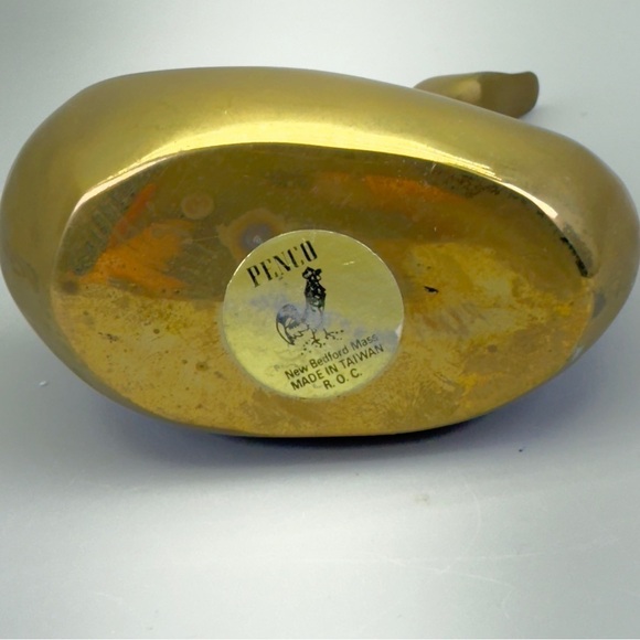 Vintage Penco MCM Brass Swan Figurine - Picture 7 of 7